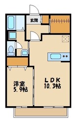 シャーメゾンクララの物件間取画像